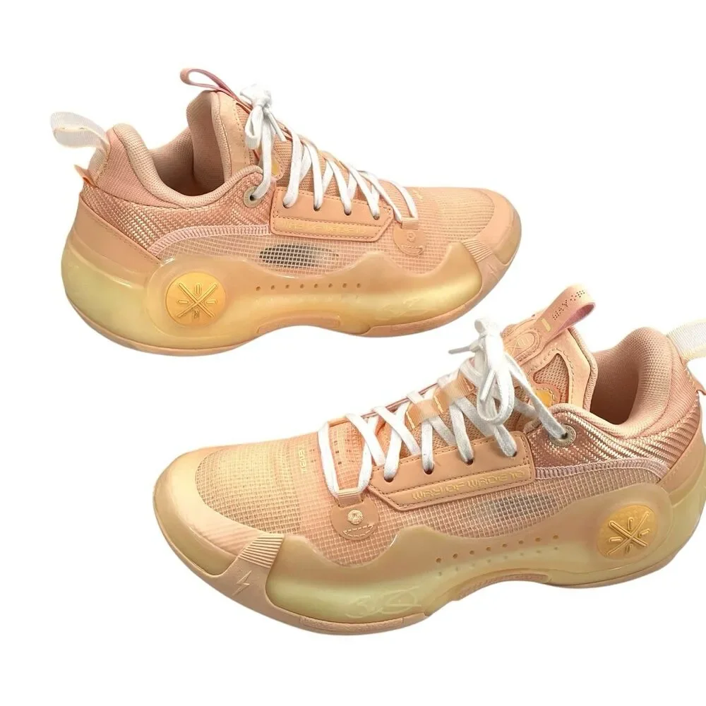 Way of Wade 10 Peach Basketball Shoes Men’s Size 8 Missing Insoles - Picture 1 of 7